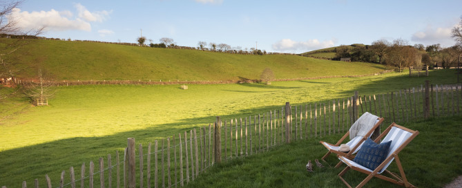 Airstream | view from our fabulous Airstream in the Devon countryside the perfect glamping spot.